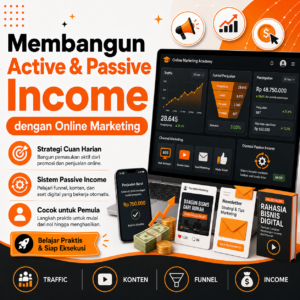 Membangun Active & Passive Income dengan Online Marketing